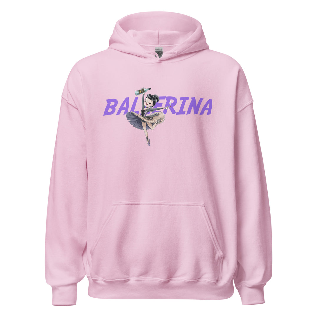 ballerina hoodie rosa