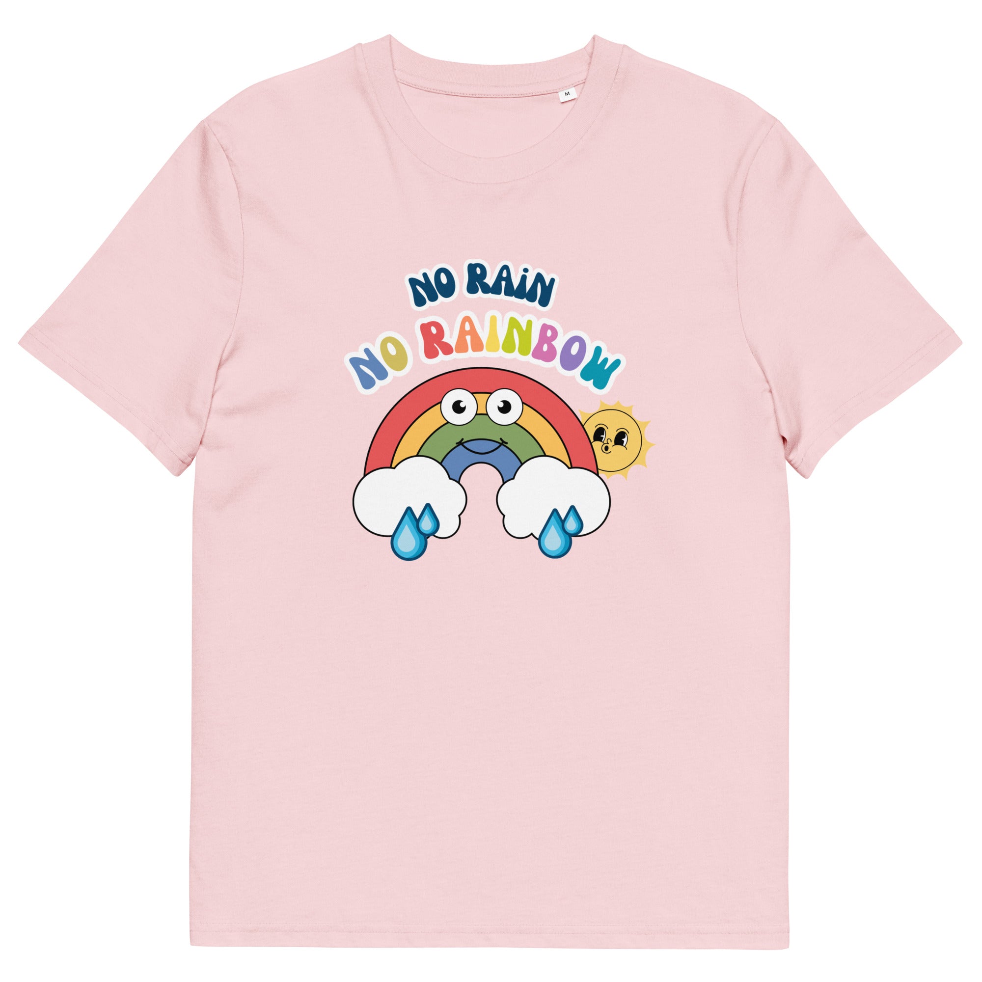 No Rain no Rainbow cute retro T-Shirt Damen FESTIVAL OUTFITS & STREETWEAR