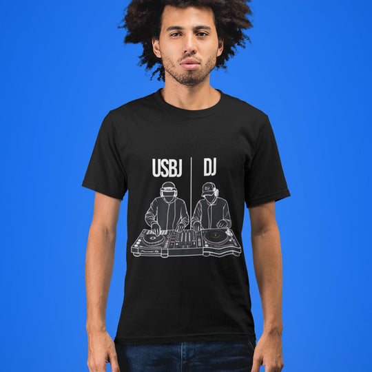 "USBJ DJ" Statement T-Shirt (Frontprint) 