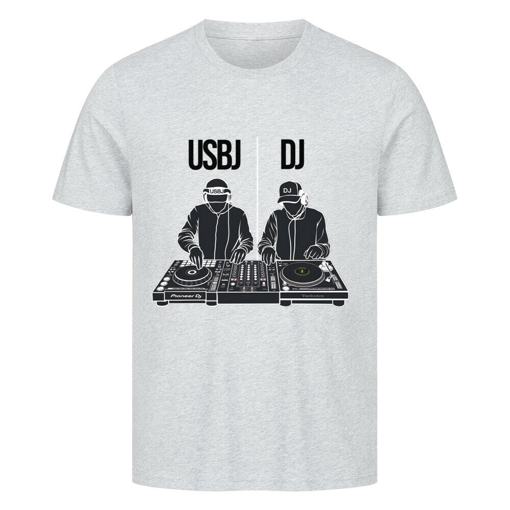 usbj Dj shirt Techno Shirt grau 